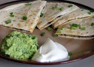 Black Bean and Cheese Quesadilla