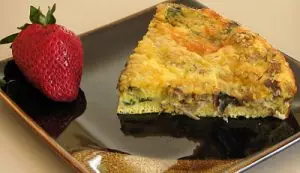 Mushroom, Spinach, and Sausage Frittata