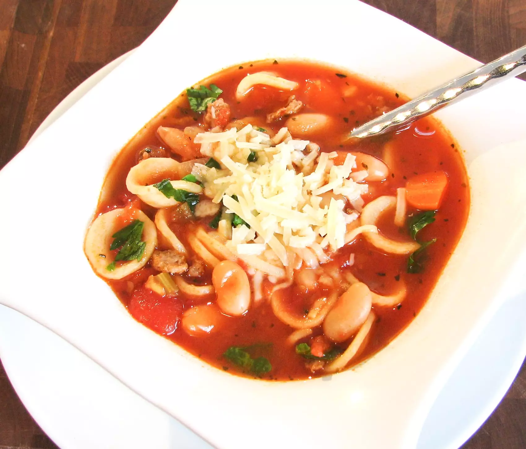 Minestrone with Turkey Italian Sausage