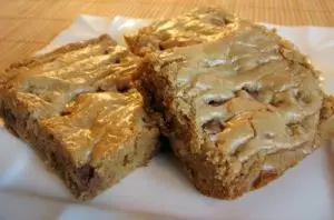 Chocolate Chip and Walnut Blondies