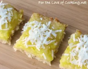 Coconut Lemon Bars