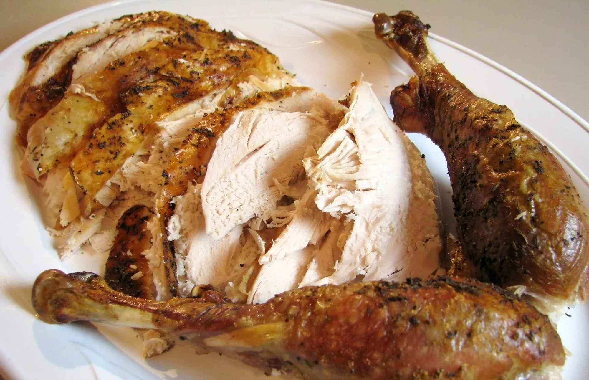 Roasted Turkey with Thyme and Sage