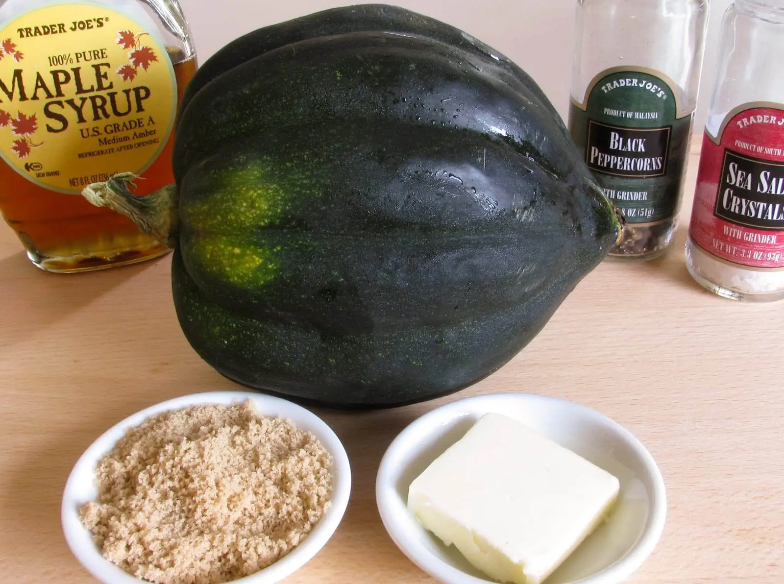 Maple and Brown Sugar Acorn Squash