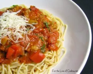 Spaghetti with Meat Sauce