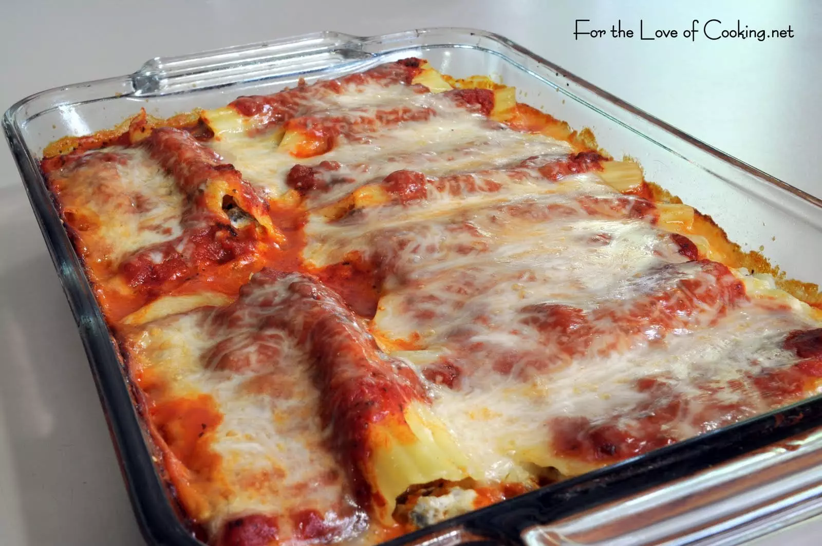 Italian Sausage and Mushroom Stuffed Manicotti