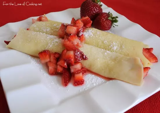 Strawberry Crepes