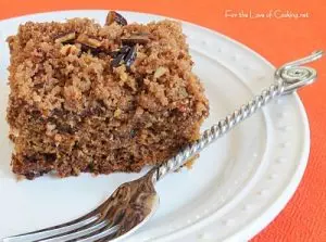 Banana Cake with Streusel Topping