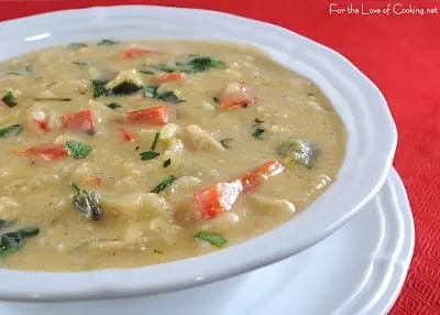 Southwestern Cream of Chicken Soup