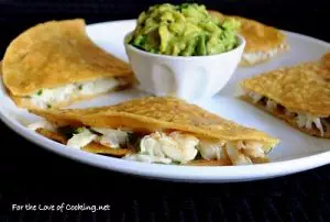 Crab Quesadilla with Homemade Guacamole