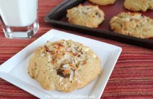 Coconut, White Chocolate, and Chocolate Chunk Cookies