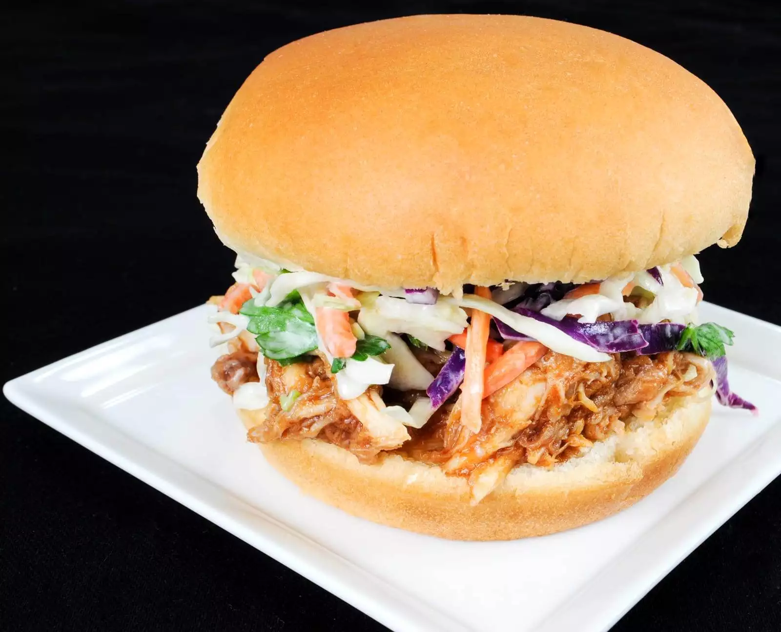 Barbecue Chicken Sandwiches with Coleslaw