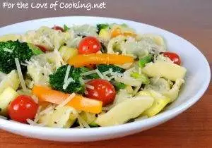 Spinach and Cheese Tortellini Primavera