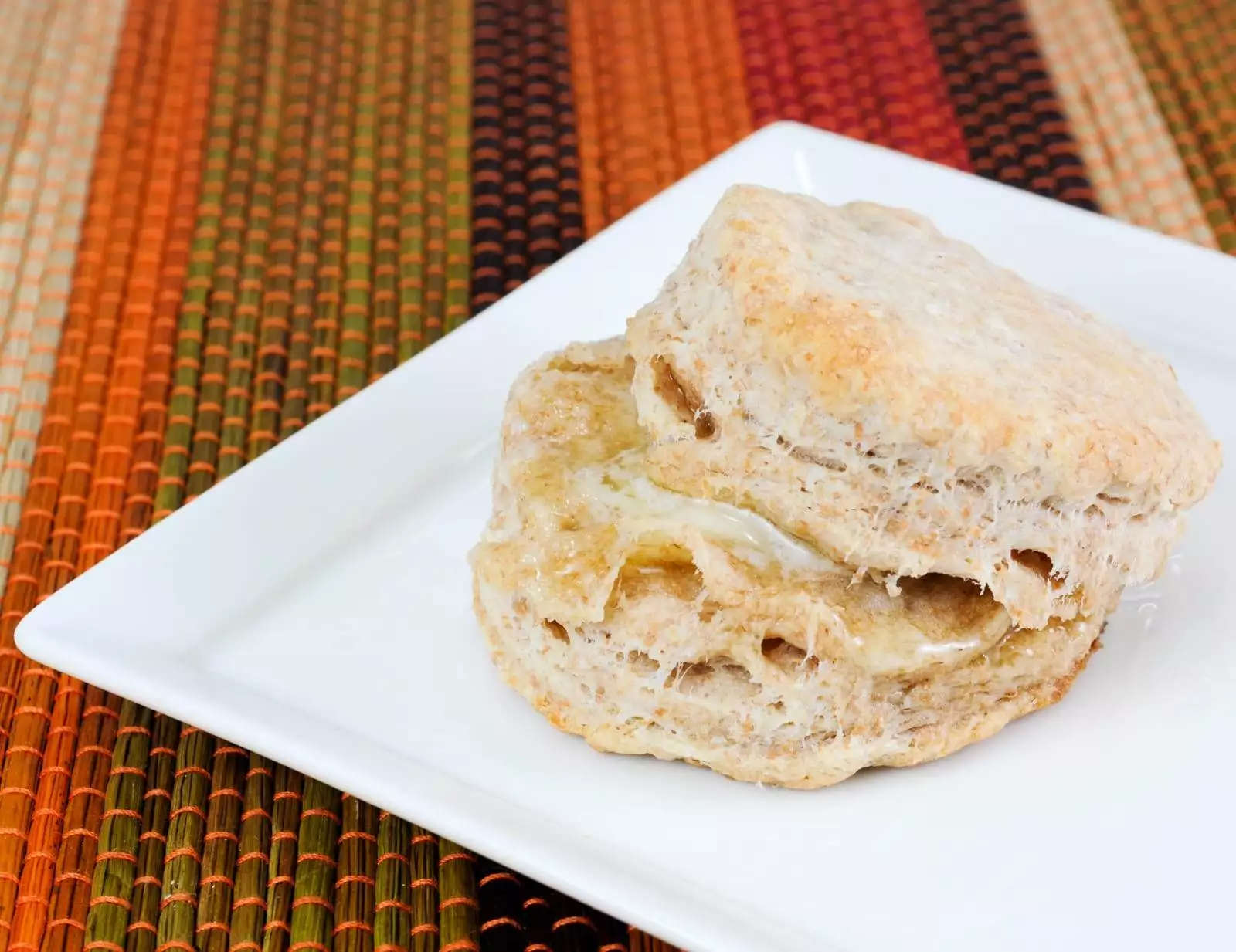 Flaky Whole Wheat Buttermilk Biscuits