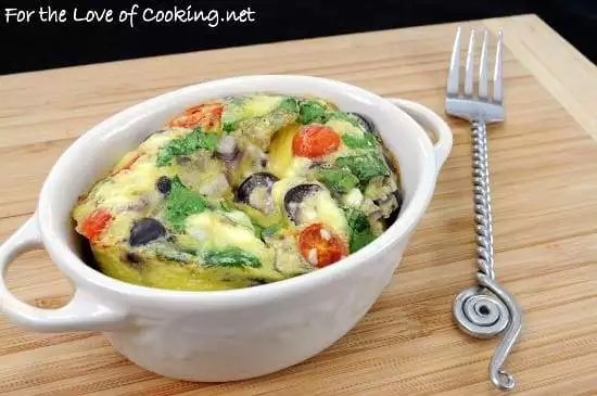 Mediterranean Baked Mini Frittata