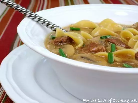 Beef Stroganoff Soup