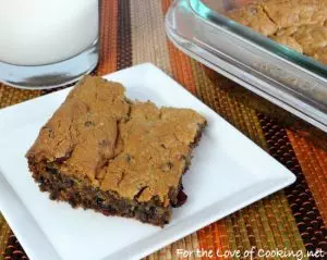 Chocolate-Cherry Blondies