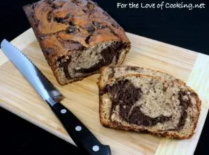 Marbled Chocolate Banana Bread