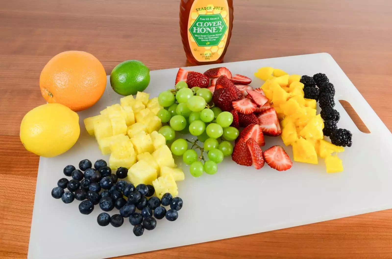 Fruit Salad with Honey-Citrus Dressing