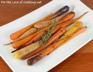 Roasted Carrots with Garlic and Thyme