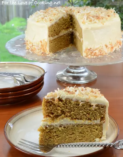 Carrot Cake with Brown Butter Cream Cheese Frosting