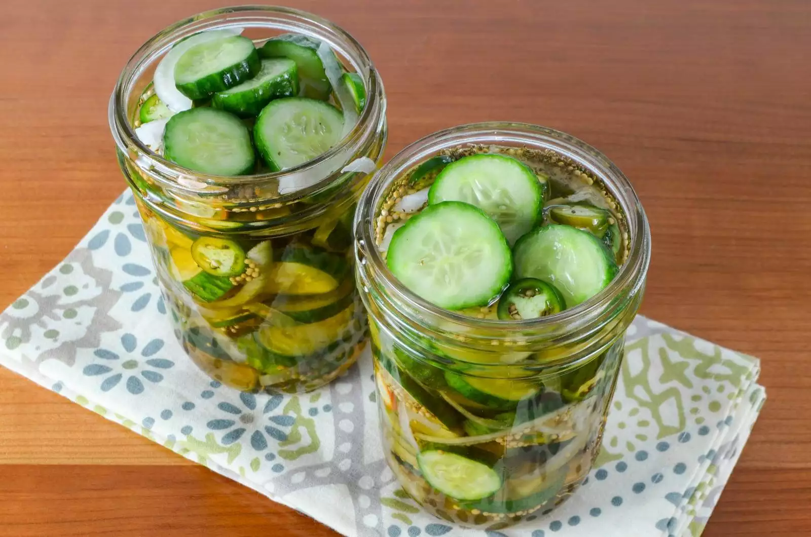 Spicy Bread and Butter Pickles