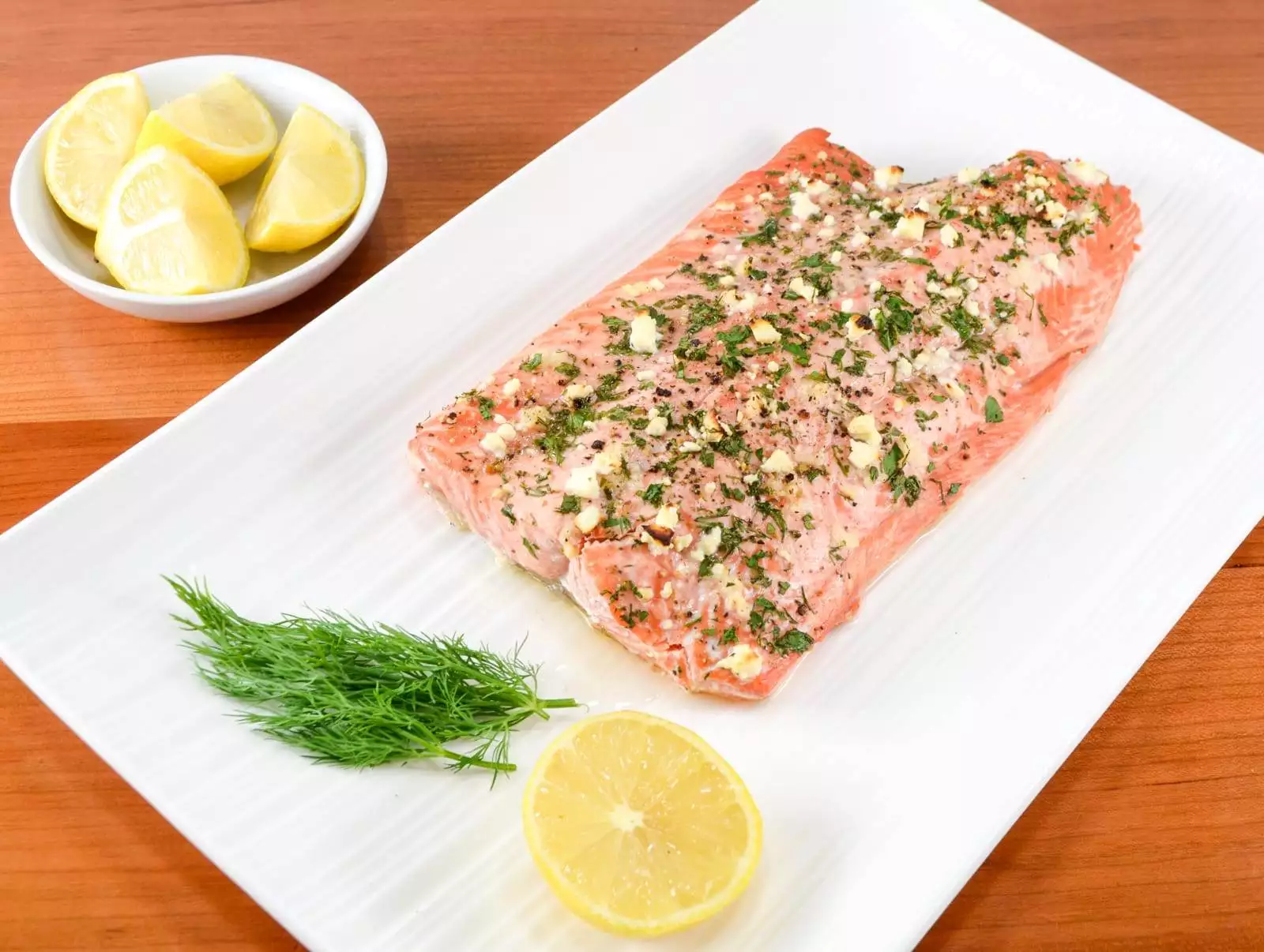 Fresh Herb and Feta-Crusted Salmon