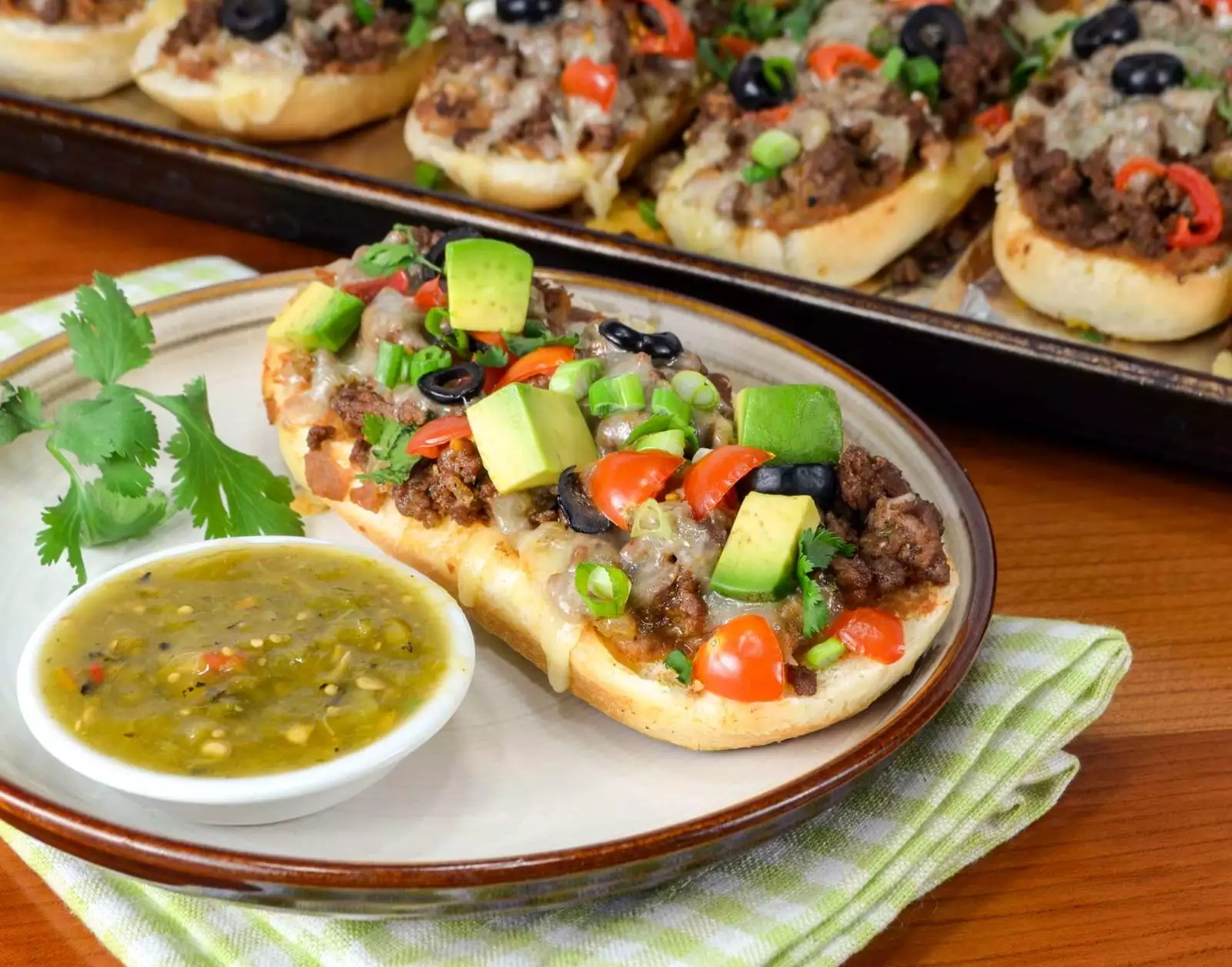 Taco French Bread Pizza