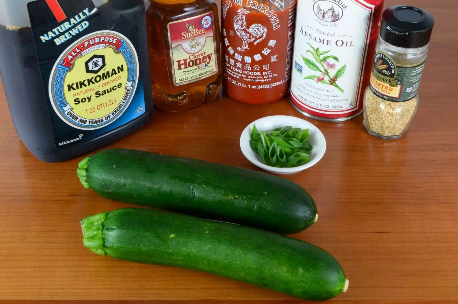 Spicy Asian Zucchini Spears