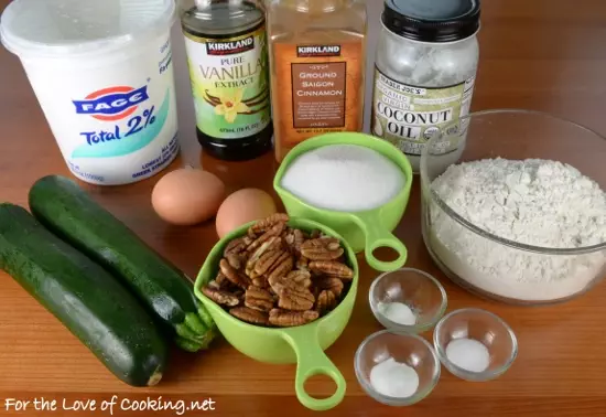 Yogurt-Zucchini Bread with Pecans