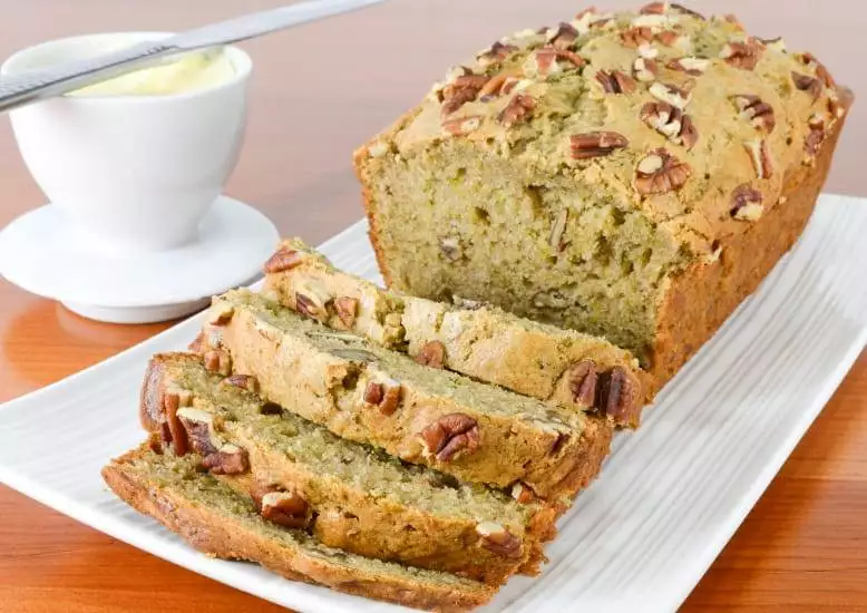 Yogurt-Zucchini Bread with Pecans