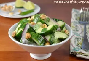 Thai Cucumber Salad with Peanuts