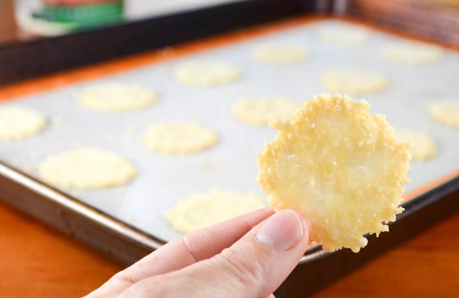 Mini Parmesan Crisps