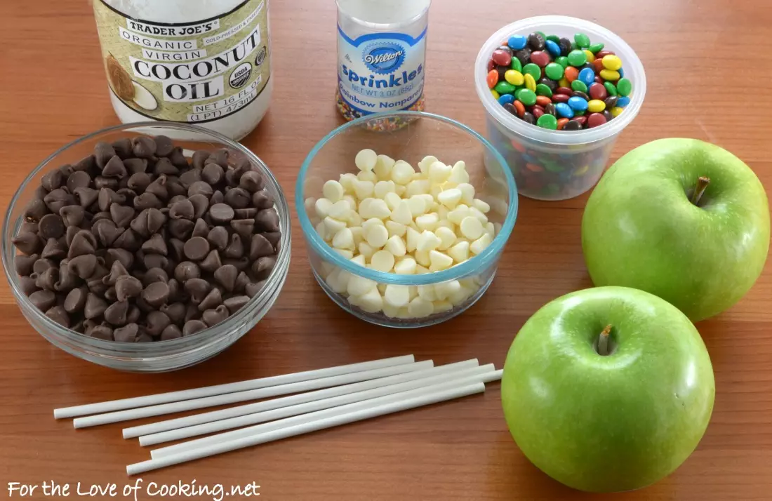 Chocolate Dipped Apple Pops