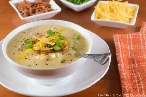 Cheesy Ham and Potato Chowder