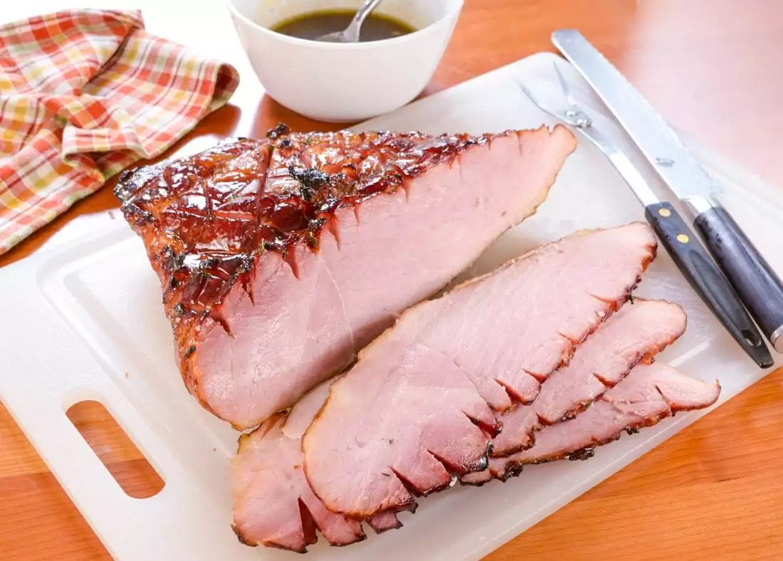 Thyme Honey Glazed Ham