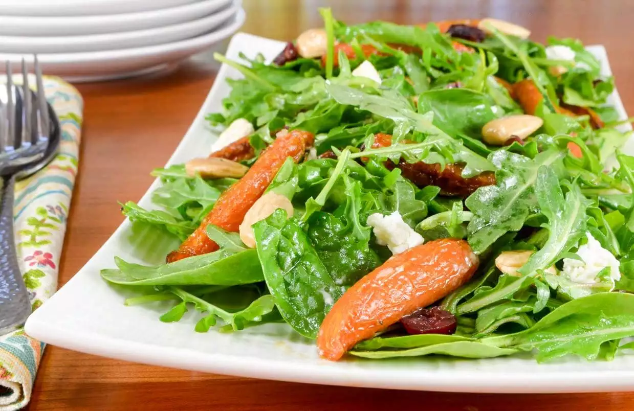 Maple-Roasted Carrot Salad