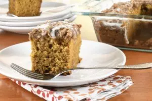 Iced Pumpkin Coffee Cake