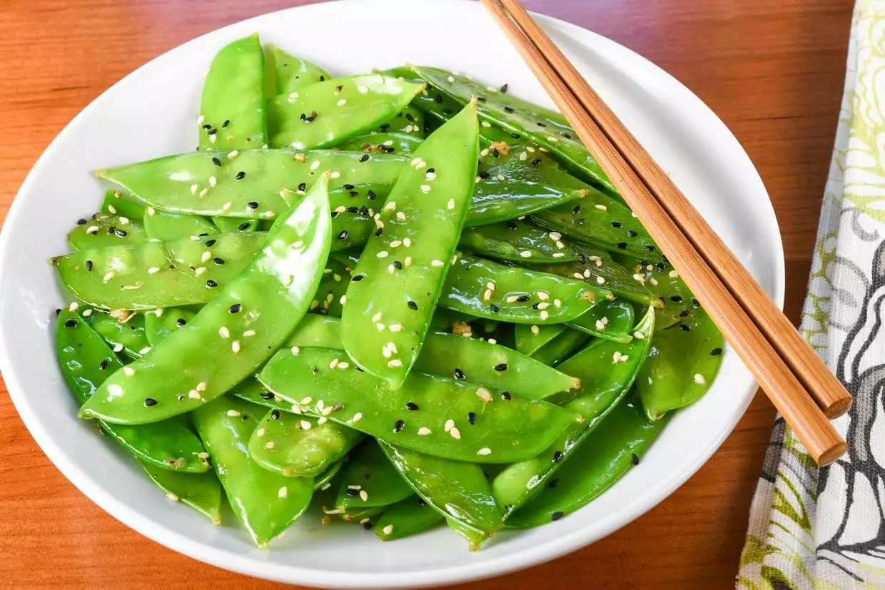 Sesame Snow Peas