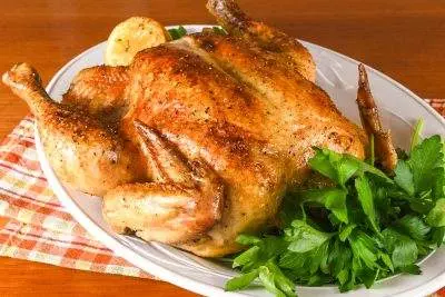 Slow-Roasted Garlic Chicken