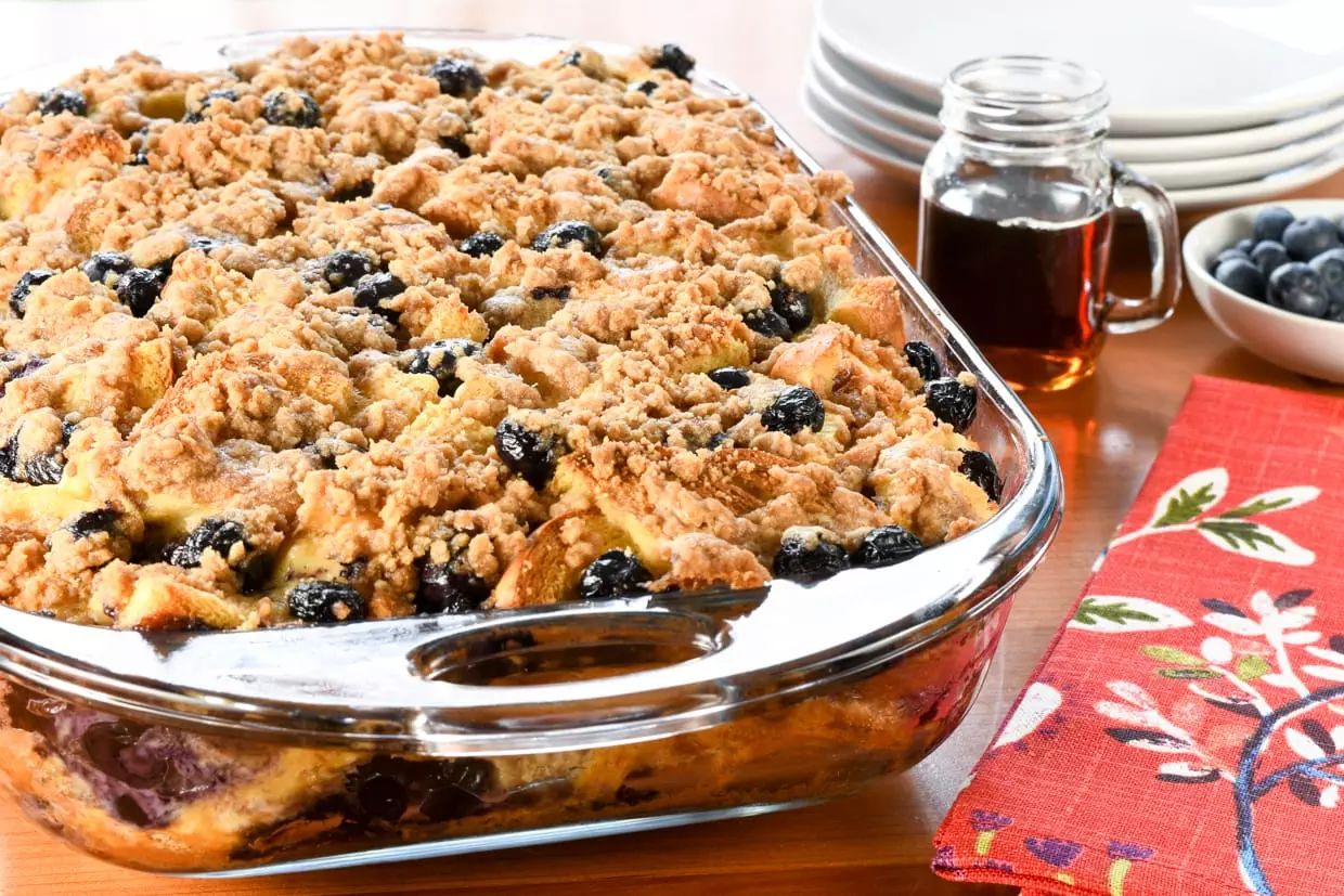 Blueberry French Toast Casserole