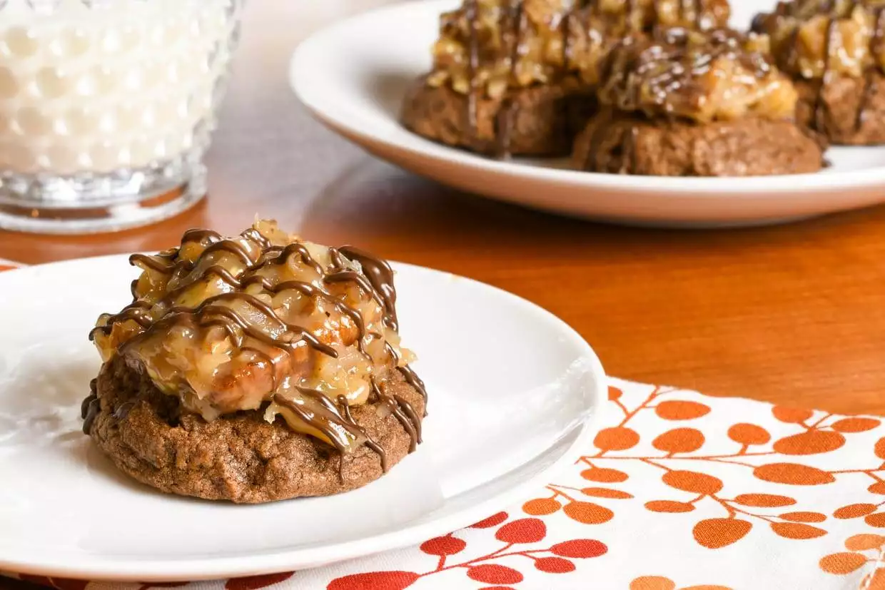 German Chocolate Cookies