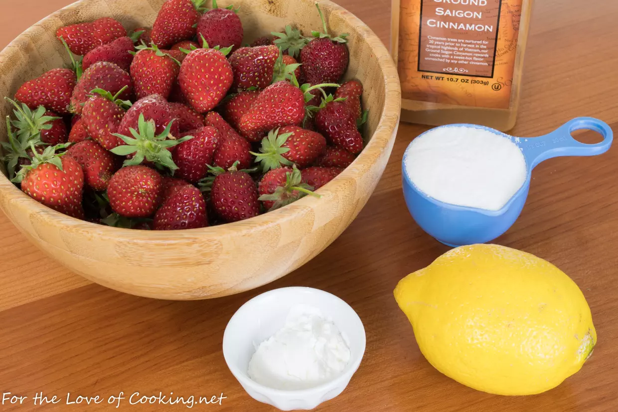 Skillet Strawberry Cobbler