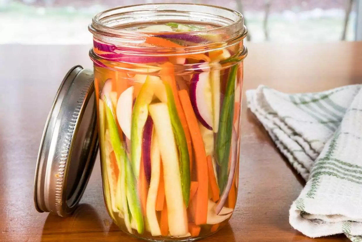 Quick Pickled Asian Vegetables