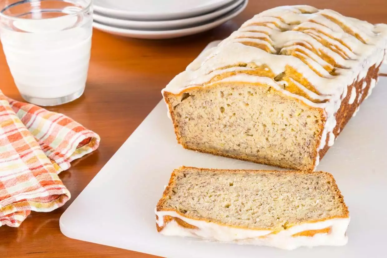 Brown Butter Glazed Banana Bread