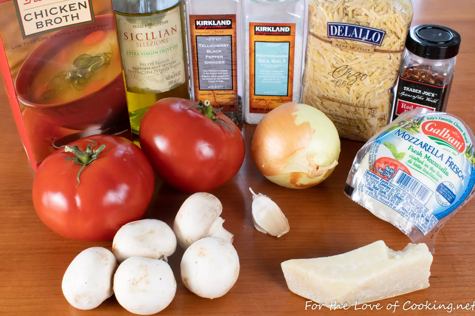 Baked Orzo Stuffed Tomatoes