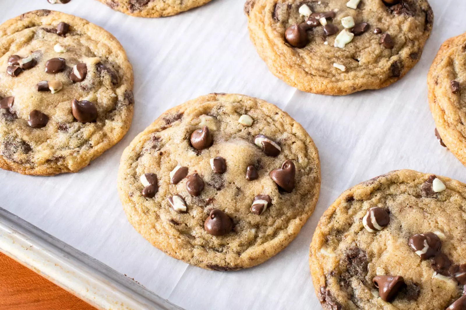 Mint Chocolate Chip Cookies