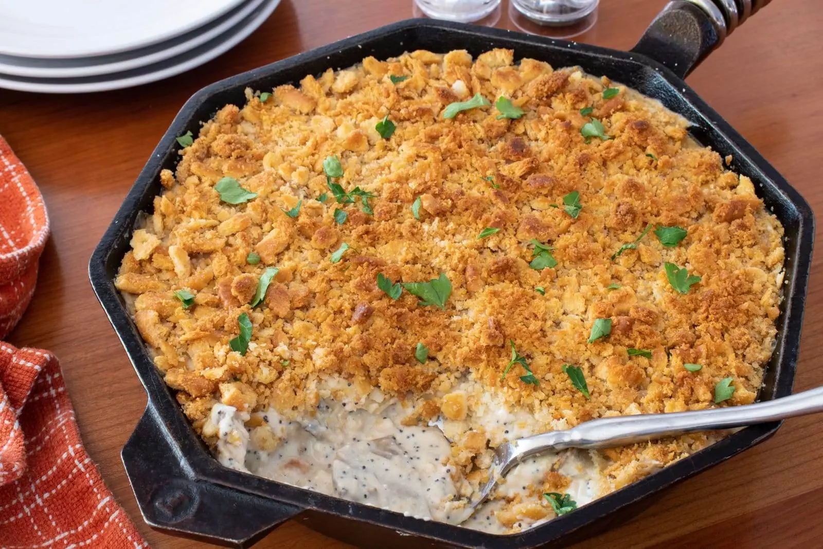 Skillet Poppy Seed Chicken Casserole