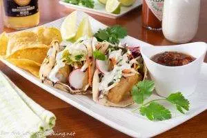 Baja Fish Tacos with Citrus Slaw