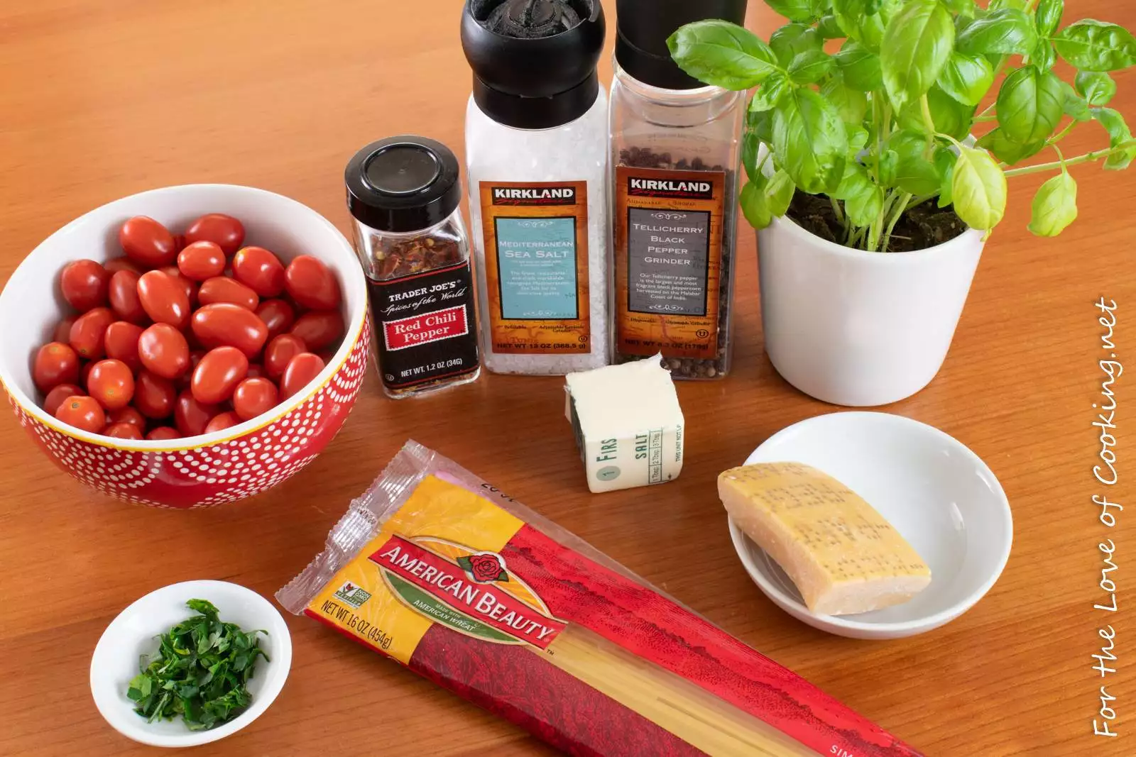 Garlic Butter and Burst Tomato Spaghetti with Fresh Herbs