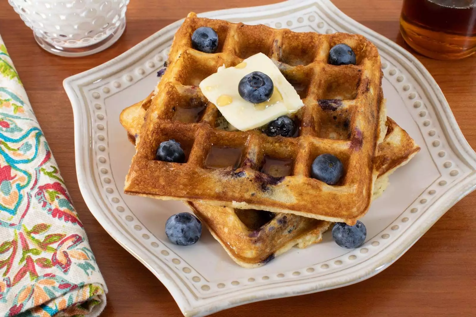 Blueberry Waffles